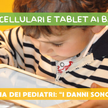 Basta cellulari e tablet ai bambini