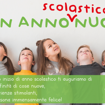 Buon nuovo anno scolastico!