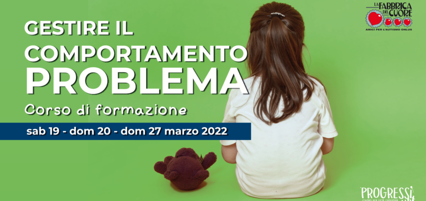 Corso di formazione “Gestire il comportamento problema”