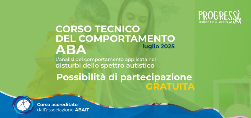 Corso ABA gratuito: un’opportunità formativa e professionale con Progressi Copia