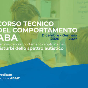 Corso per TECNICO DEL COMPORTAMENTO, accreditato ABAIT – 2026/27